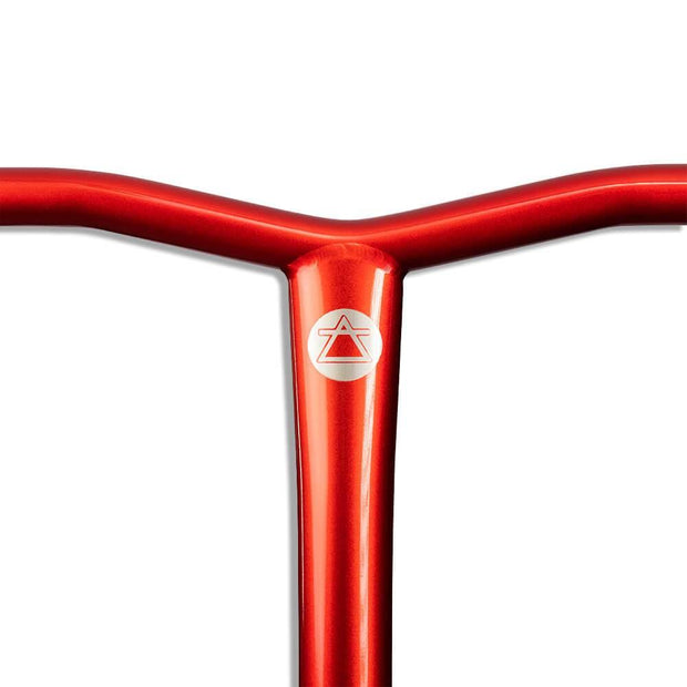 Kink - Candy Red - Titanium scooter bars - Custom sizes Alchemy Scooters 
