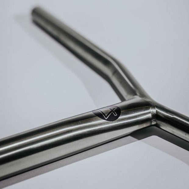 Kink - Raw - Titanium scooter bars - Manufactured sizes Alchemy Scooters 